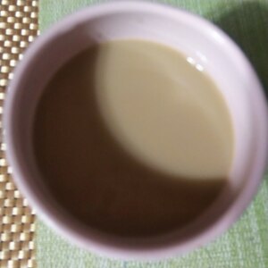 ウイスキーin豆乳コーヒー